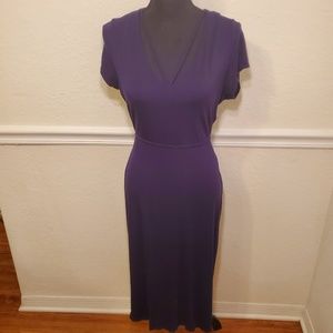 Charlotte Russe Blue Maxi Dress with open back